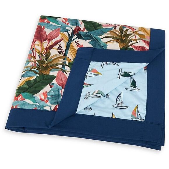 NWT Posh Peanut Tropicana Luxe Patoo Bamboo Blanket 60x60 - Picture 7 of 7